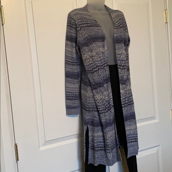 New Directions Cardigan Duster Sweater - Picture 3 of 5